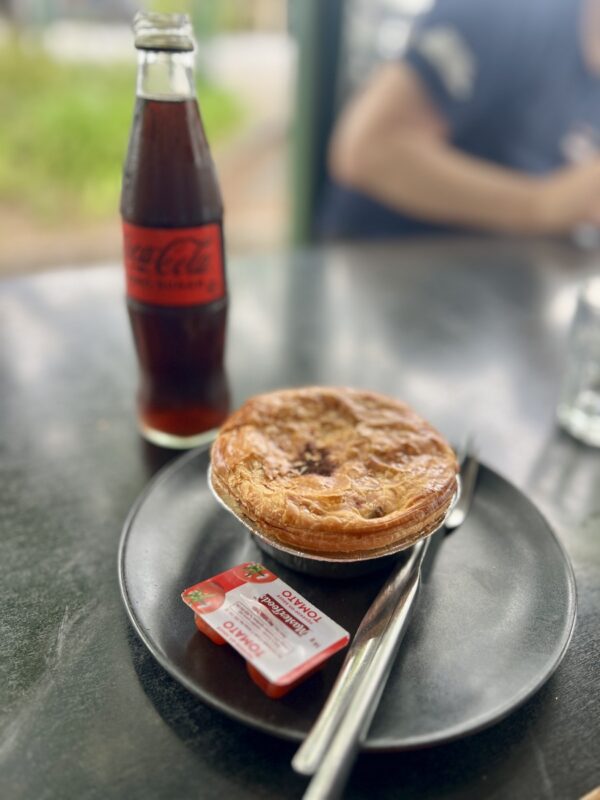 Gum Tree Pie on tables at Yack - Indigo Epic Trail
